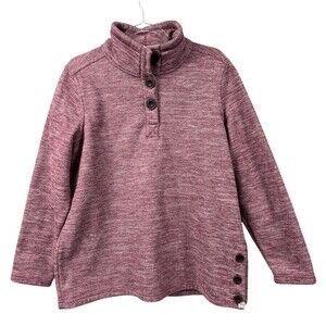 Avalanche Sweater Womens Size XL Knit Fleece Pullover Mock Neck